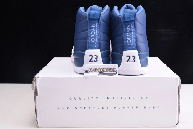 Cheap TB Retro 12 Jordan 130690-404 Air Blue Stone 0801